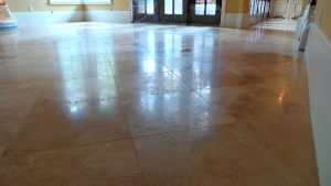 Travertine Floor Before 5